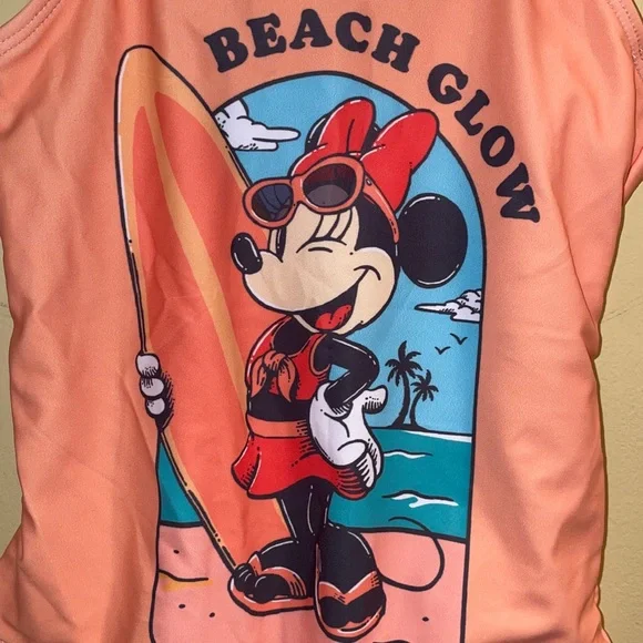 Disney Minnie Mouse Swimsuit New Small - Picture 2 of 6